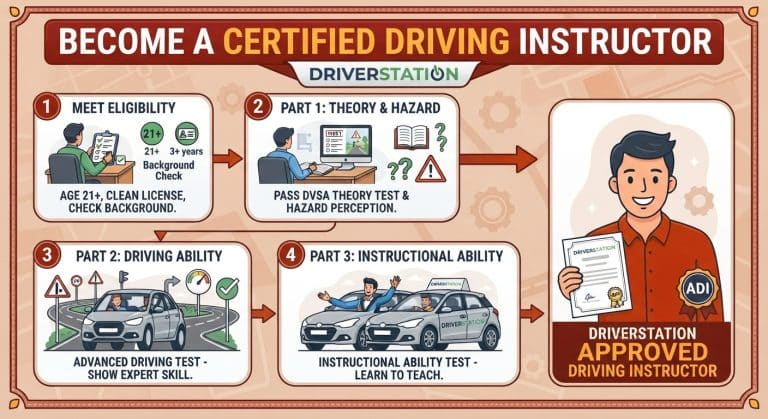 The Complete Guide to Become a Driving Instructor with Driverstation